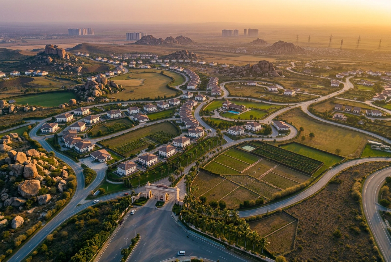 FutureLand premium plotted development in Hyderabad