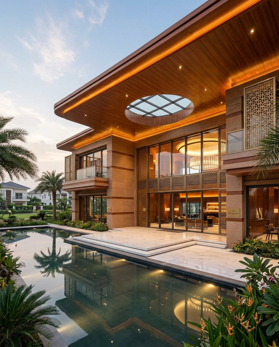Luxury clubhouse interior